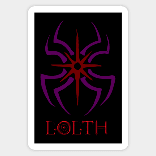 Symbol of Lolth DnD Goddess of Darkness and Drows. Baldurs gate 3. Magnet